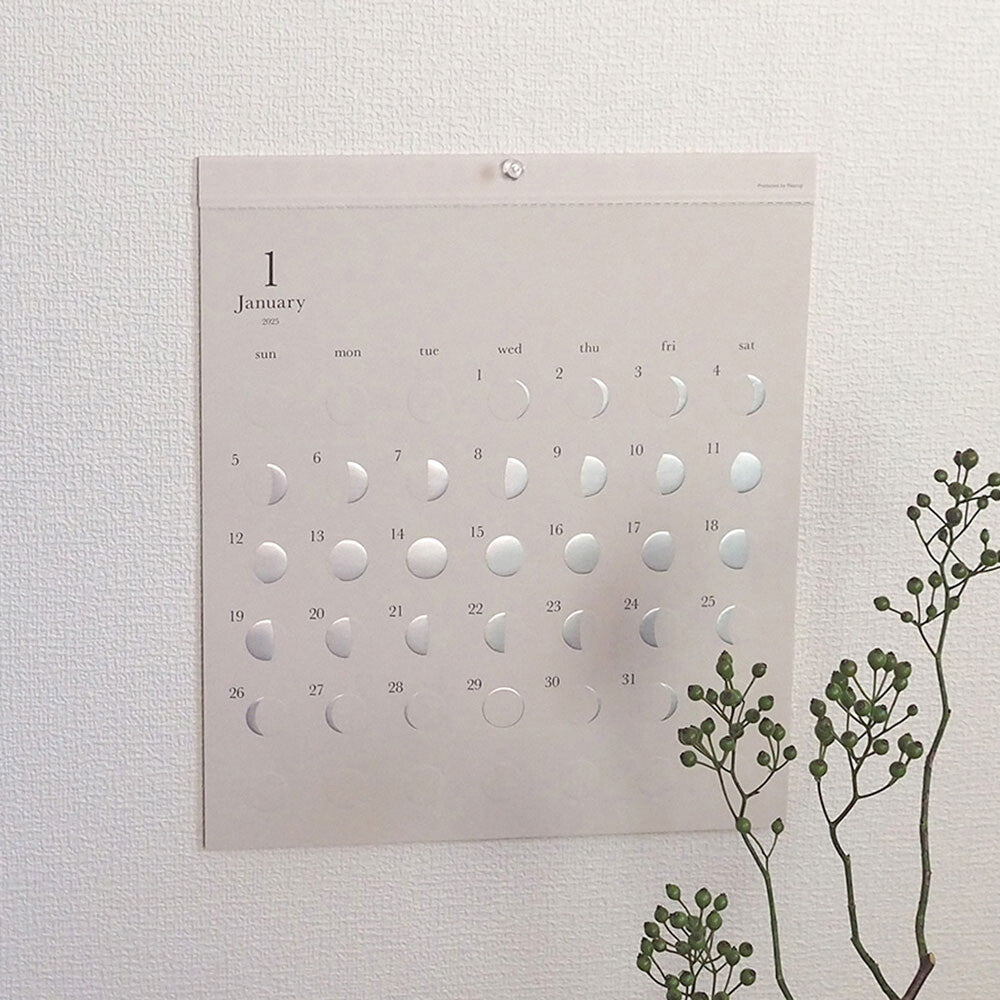 Michiru Moon Phase Wall Calendar 2027 / Replug