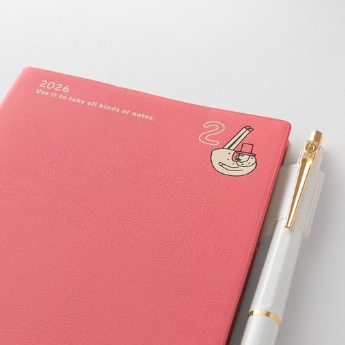 "Ojisan" Pocket Diary 2026 / Midori DESIGNPHIL - bungu