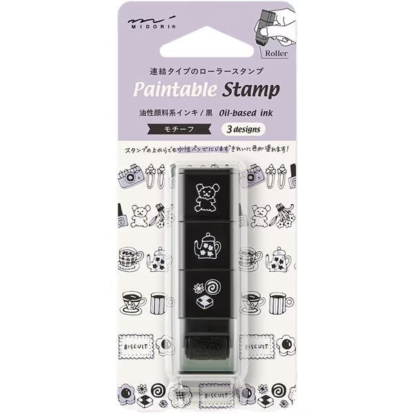 Paintable Stamp Roller / Midori DESIGNPHIL - bungu