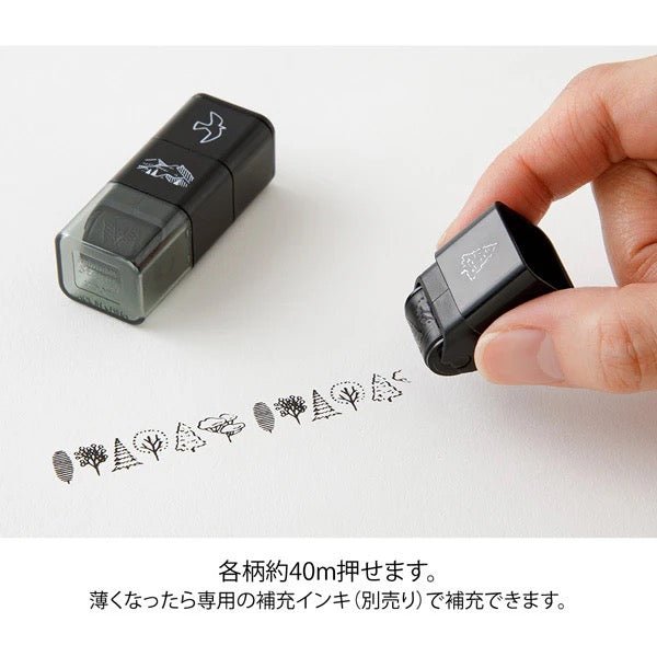 Paintable Stamp Roller / Midori DESIGNPHIL - bungu