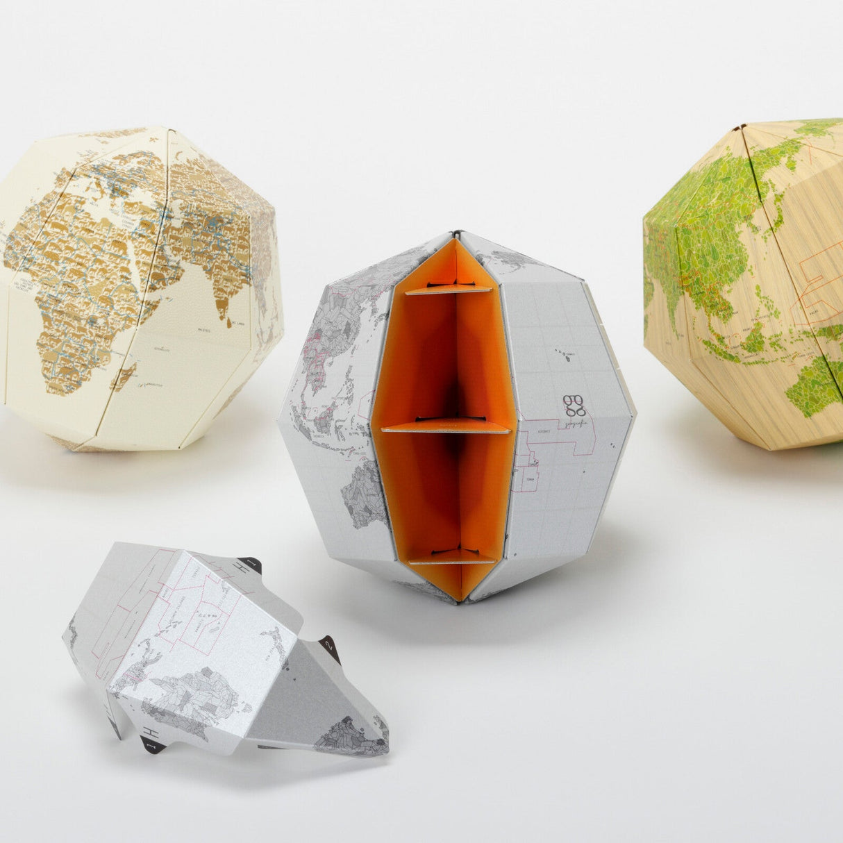 Paper Globe Assembling Kit Material Series / Marumo Printing Stationery - bungu