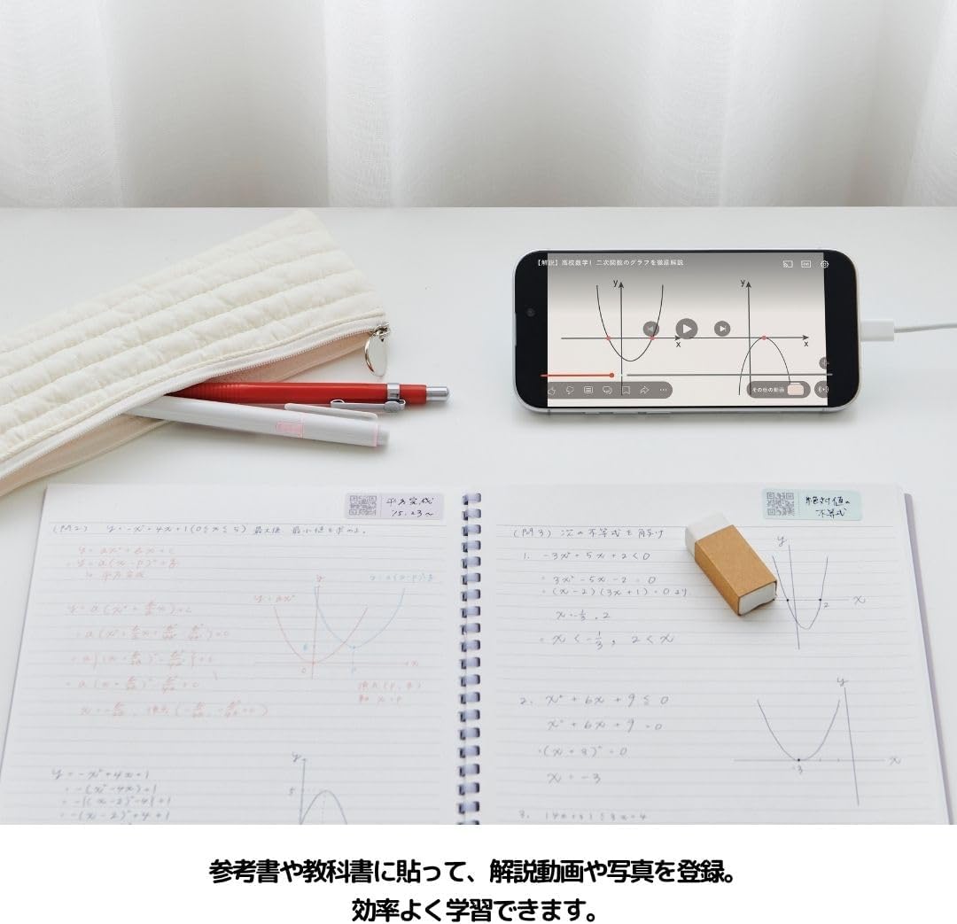 Paperlink Repositionable QR Sticky Notes / Kanmido