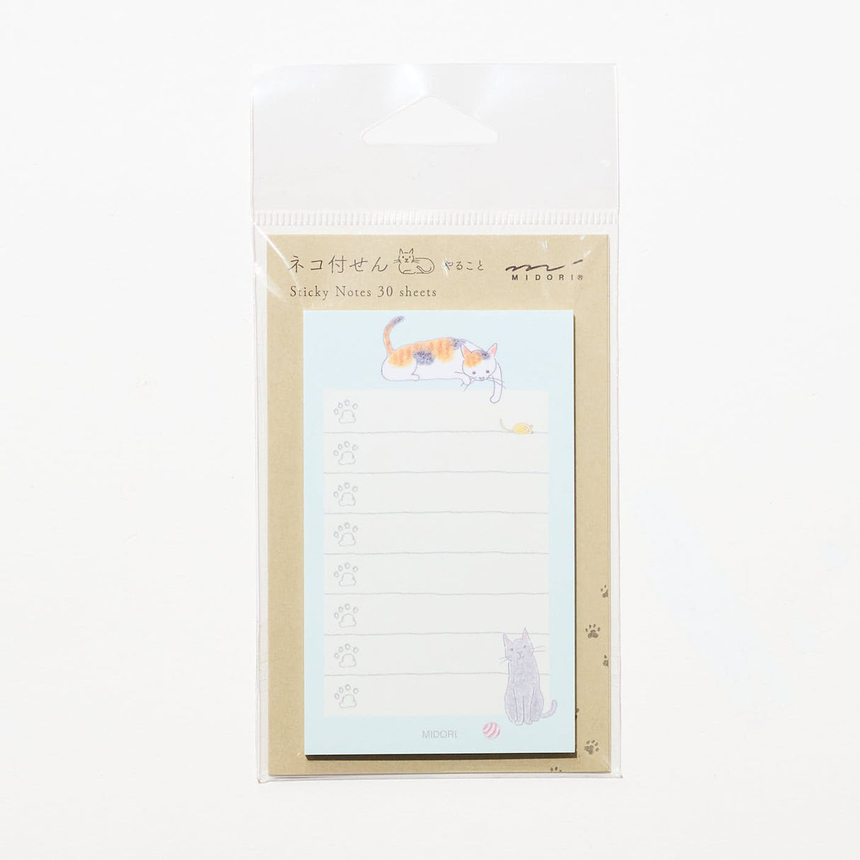 Paw Print To - Do Sticky Notes / Midori DESIGNPHIL - bungu
