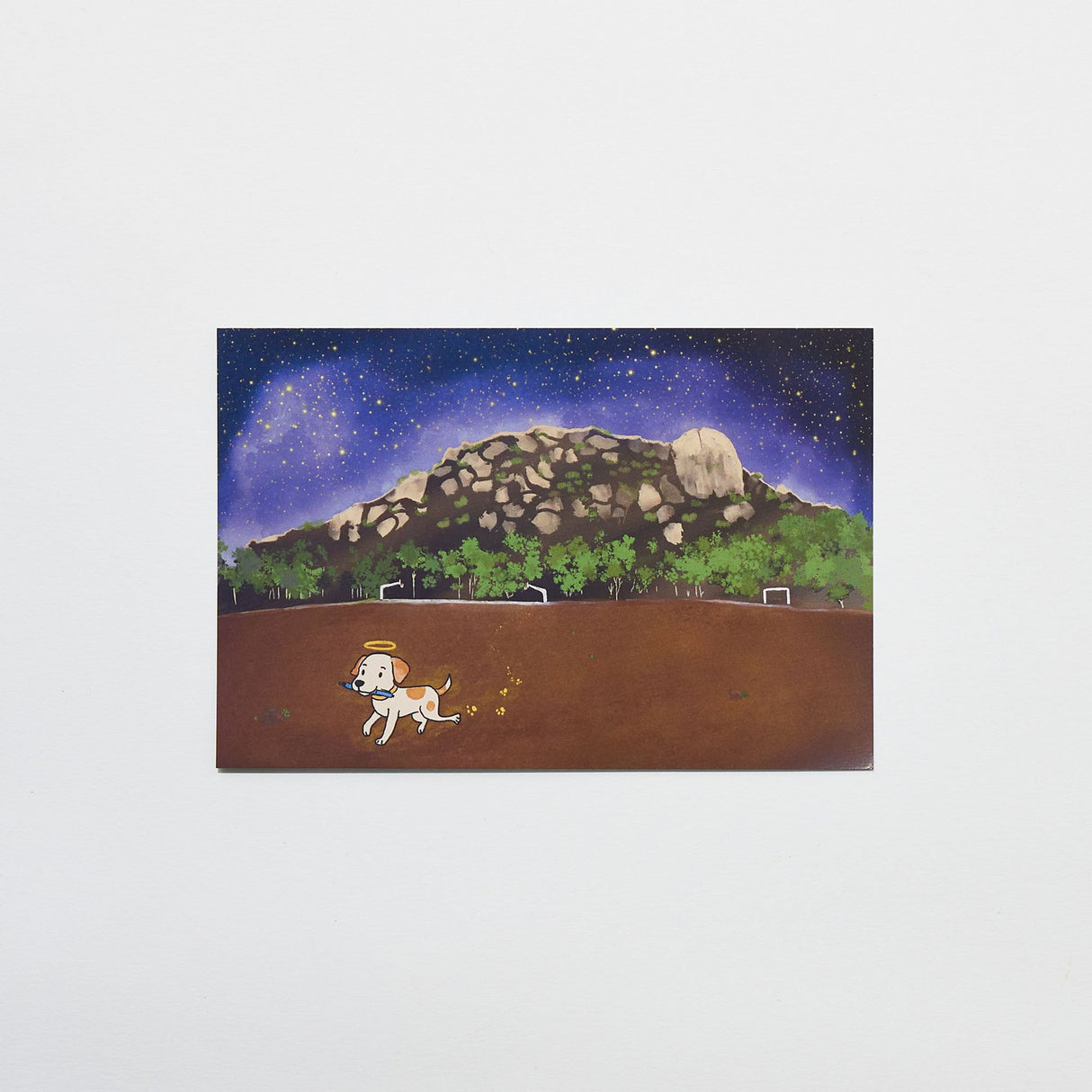 "Paws to Journal" Postcard by Yuki / Bungu - bungu