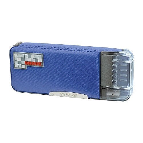 Pencil Check Double-Sided Pencil Case Brave / Sonic - bungu