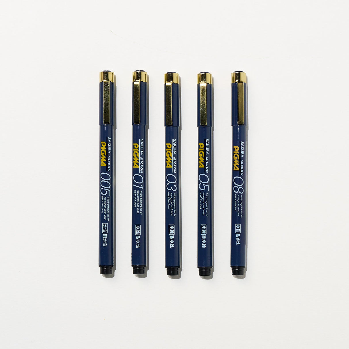 PIGMA MICRON Felt Tip 5 Pen Set / SAKURA - bungu