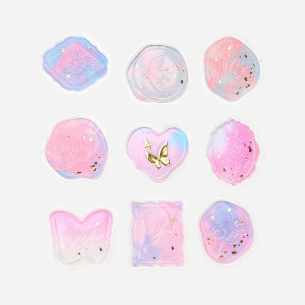 Foil Stamping "Phantom Flower" Sealing Sticker / Background Music