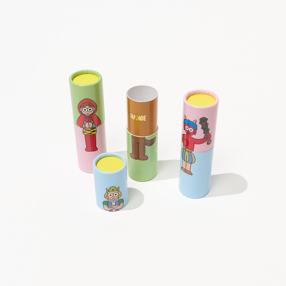 POCHI-PON Cylindrical Pochi Bag Set of 3 / TAISEI - bungu