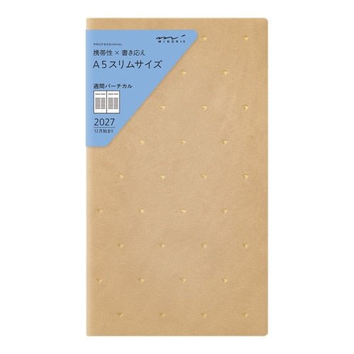 PRD A5 Slim Diary 2027 / MIDORI - bungu