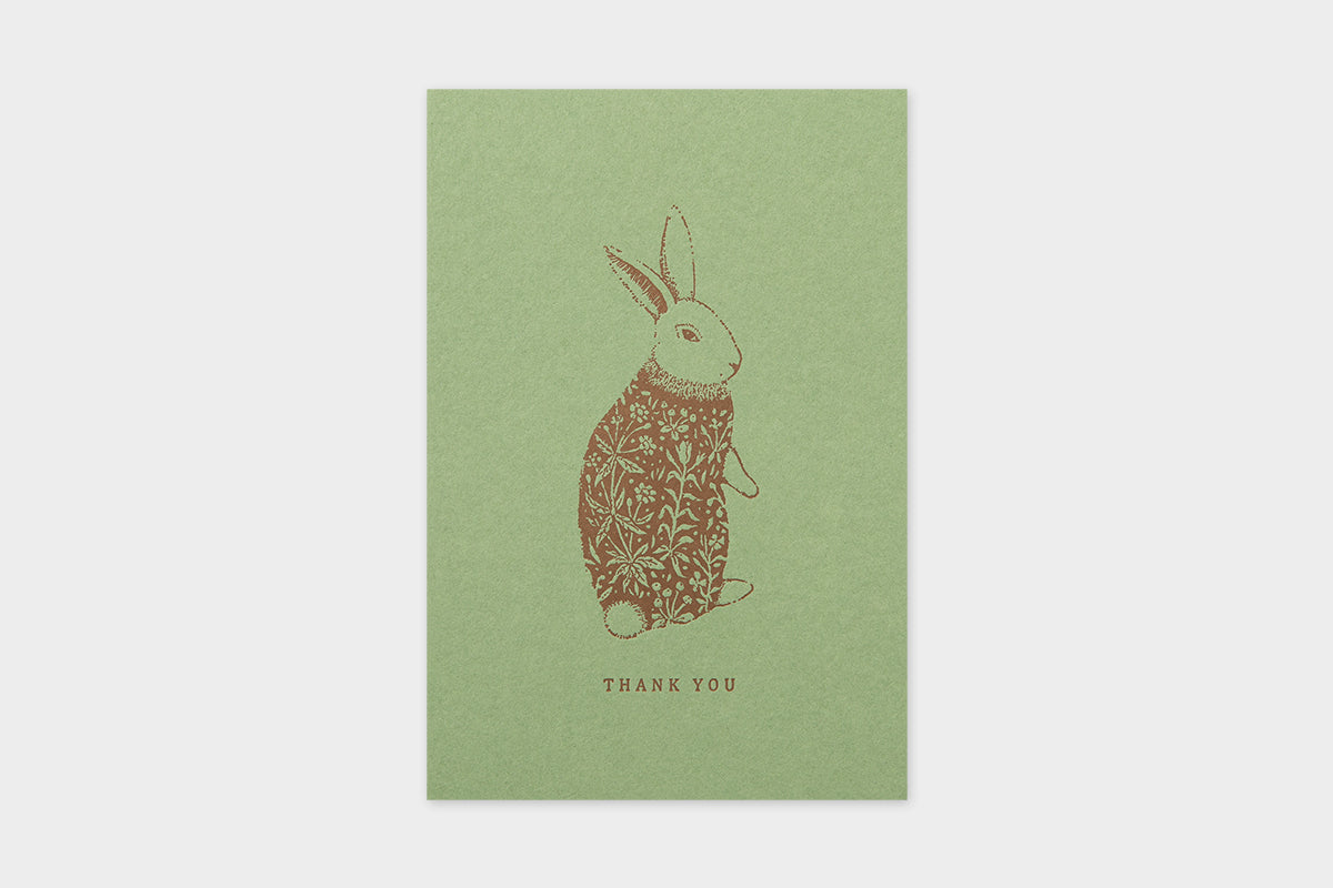 Art Touch Tamane Iwata Letterpress Postcard / TOUCH & FLOW