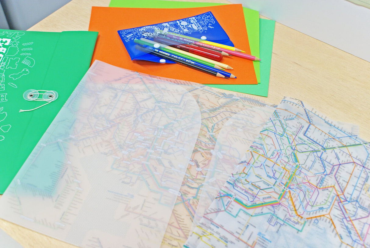 Railway Route Map Clear File Metropolitan Area / Tokyo Cartographic - bungu