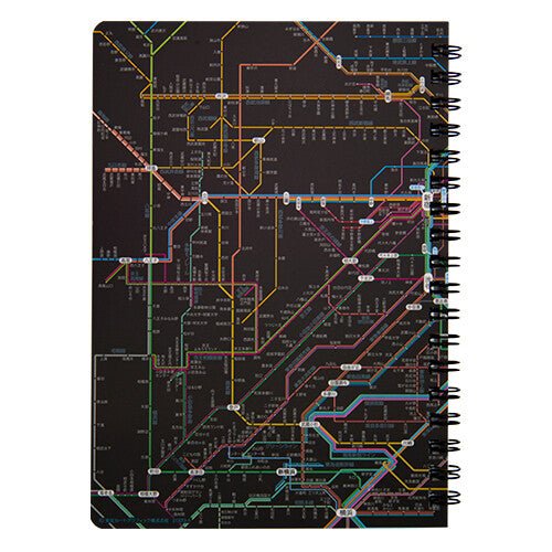 Railway Route Map Ring Notebook Metropolitan Area Japanese / Tokyo Cartographic - bungu