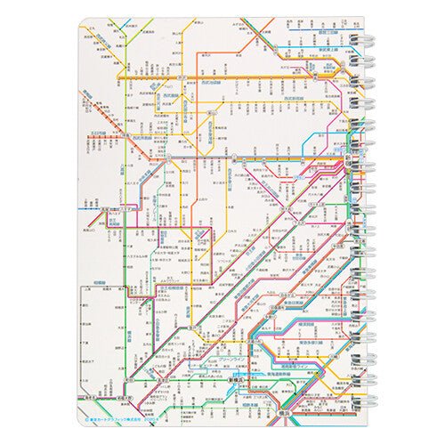 Railway Route Map Ring Notebook Tokyo Metropolitan Area / Tokyo Cartographic - bungu