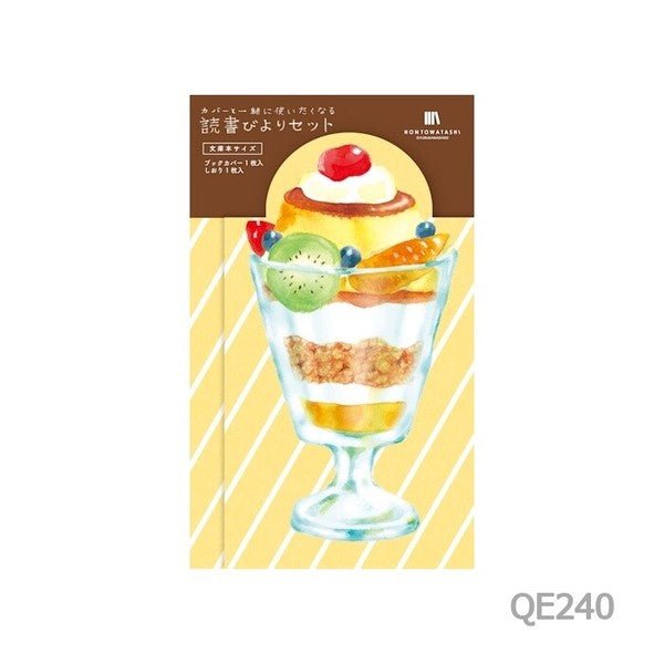 Reading Time Set Book Cover and Bookmark HONTOWATASHI / Furukawashiko - bungu