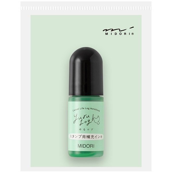Refill Ink for Yuru Log Stamp / Midori DESIGNPHIL - bungu