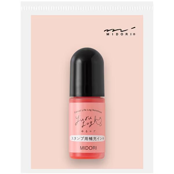 Refill Ink for Yuru Log Stamp / Midori DESIGNPHIL - bungu