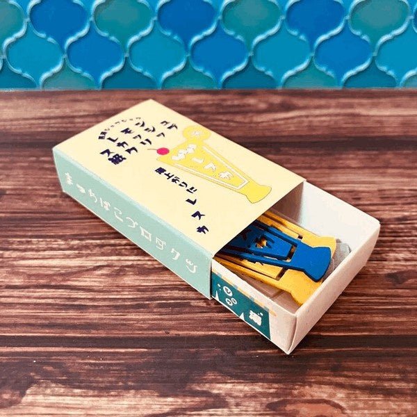 Retro Paper Clips 8 - Pack / Kinokosya - bungu
