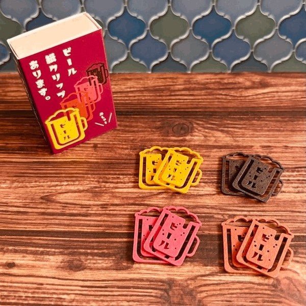 Retro Paper Clips 8 - Pack / Kinokosya - bungu