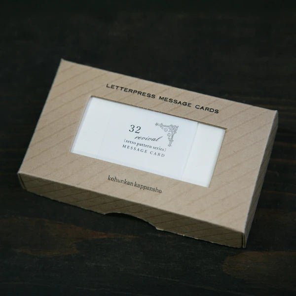 Retro Pattern Series Mini Message Card Box Set / Kohunkan Kappansho - bungu