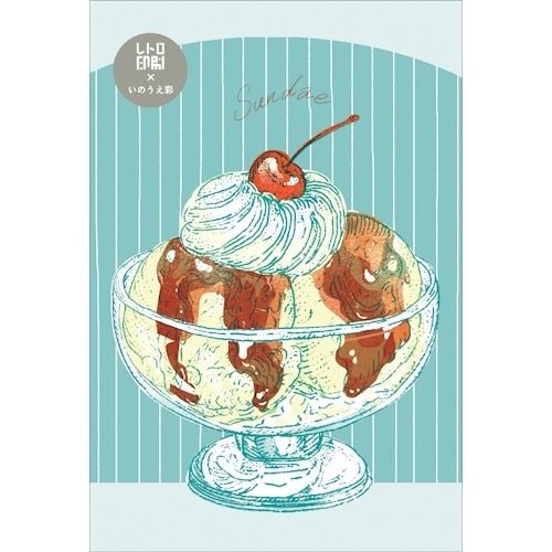 Retro Print Postcard Sweets Series / Furukawashiko - bungu