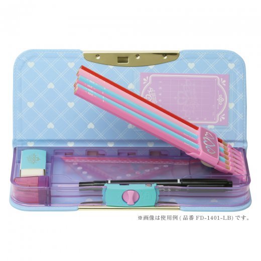Riana Tiara Al-Lock Pencil Case Double-Sided Slim Princess / Sonic - bungu
