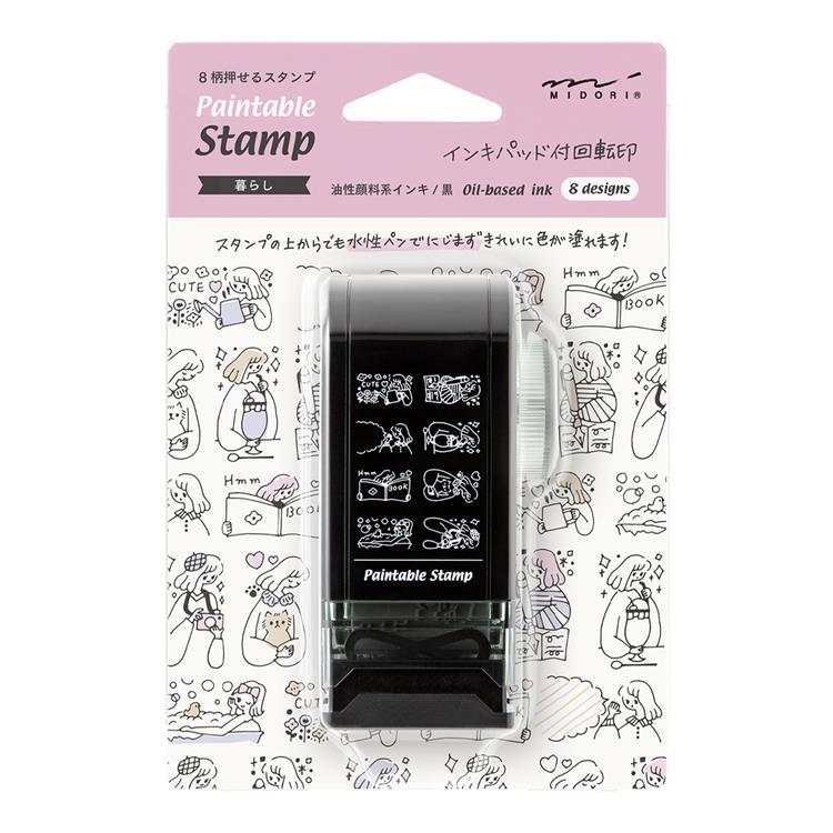 Rotary Dial Paintable Stamp / Midori DESIGNPHIL - bungu