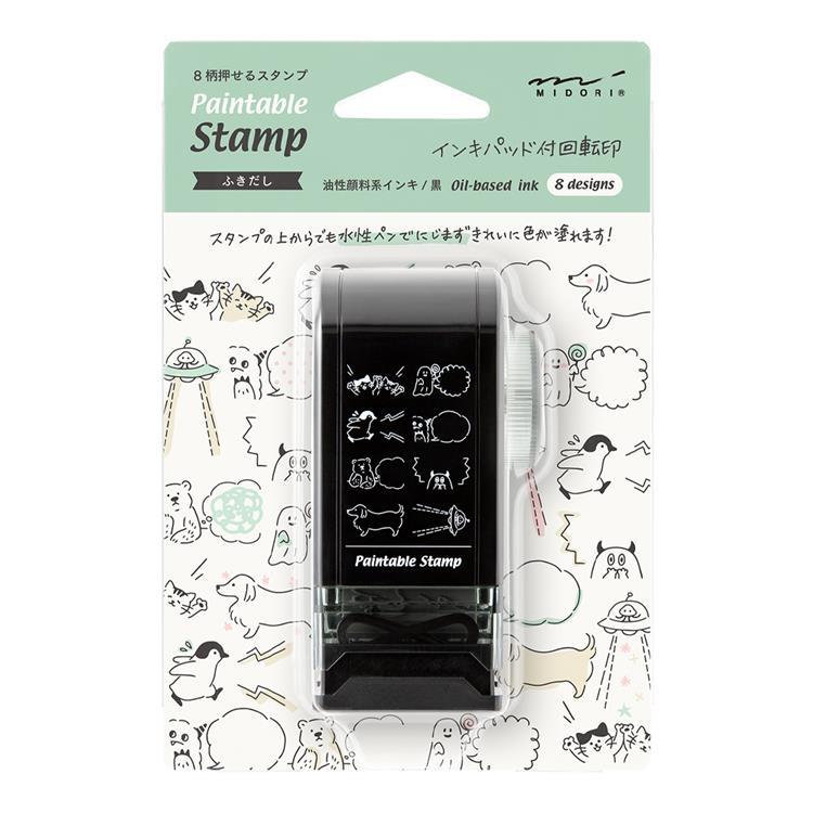 Rotary Dial Paintable Stamp / Midori DESIGNPHIL - bungu