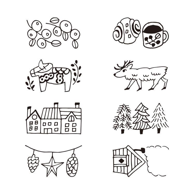 Rotary Dial Paintable Stamp / Midori DESIGNPHIL - bungu