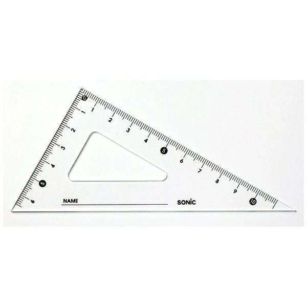 12cm Triangle Ruler School Supply Type / Sonic