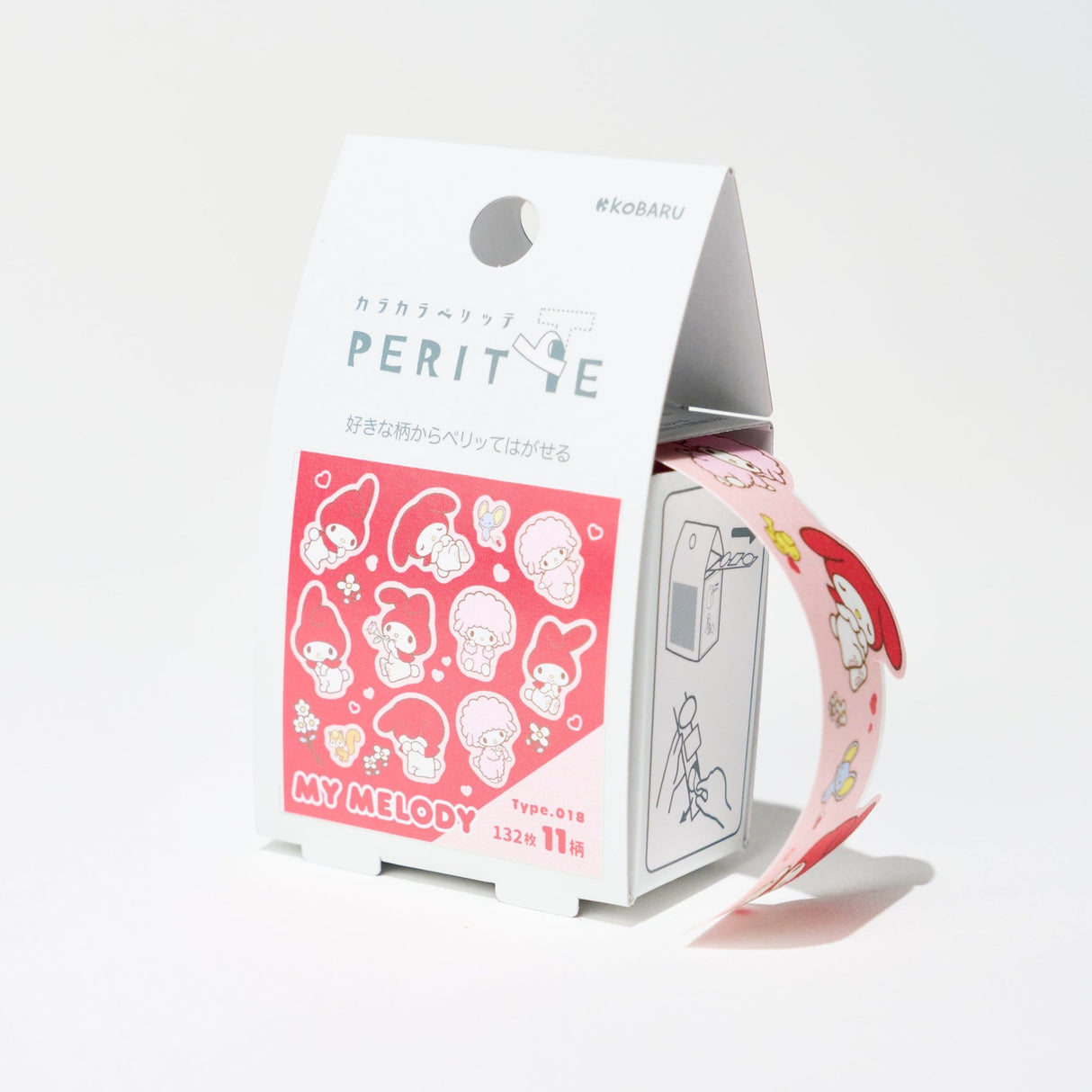 Sanrio Karakara Pelitte Roll Sticker / Epoch Chemical - bungu