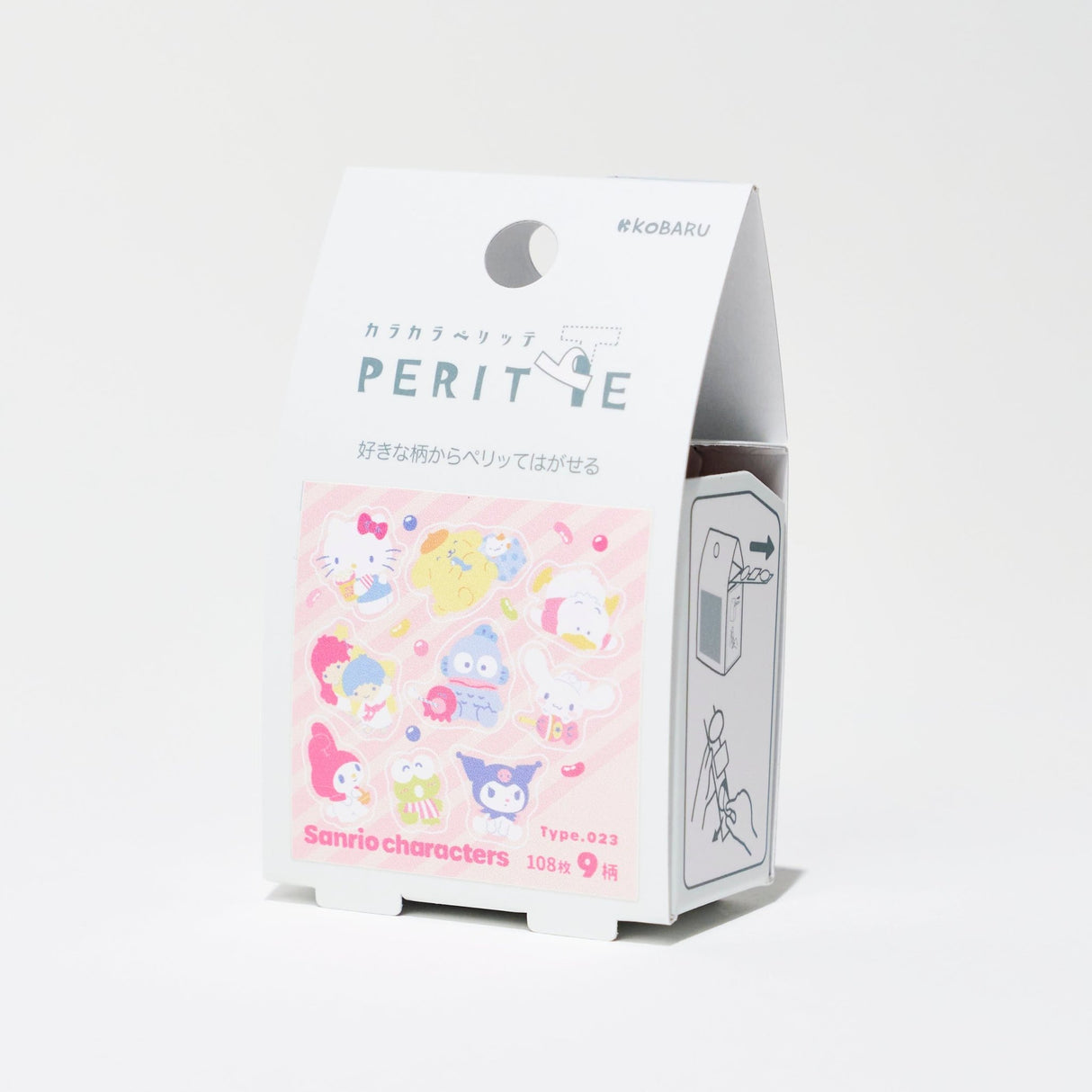 Sanrio Karakara Pelitte Roll Sticker / Epoch Chemical - bungu