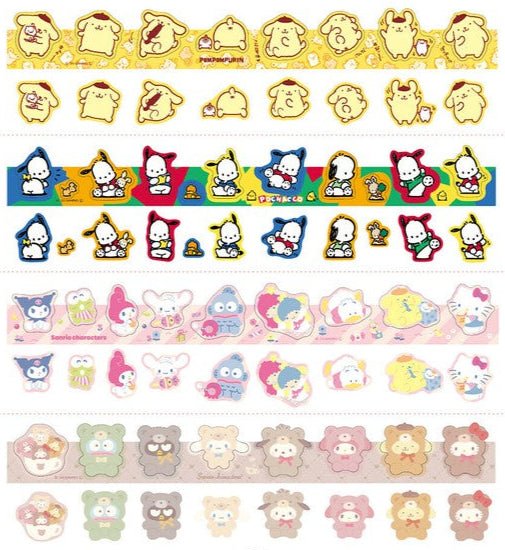 Sanrio Karakara Pelitte Roll Sticker / Epoch Chemical - bungu