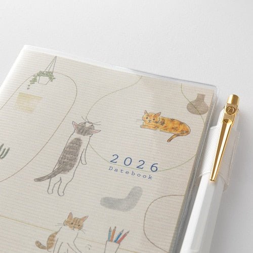 Sayo Koizumi Cat Pocket Diary 2026 / Midori DESIGNPHIL - bungu