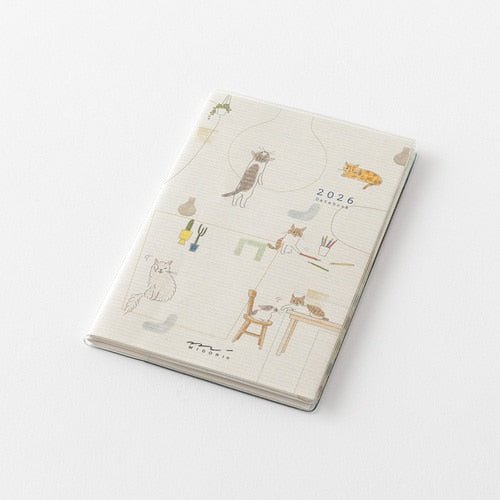 Sayo Koizumi Cat Pocket Diary 2026 / Midori DESIGNPHIL - bungu