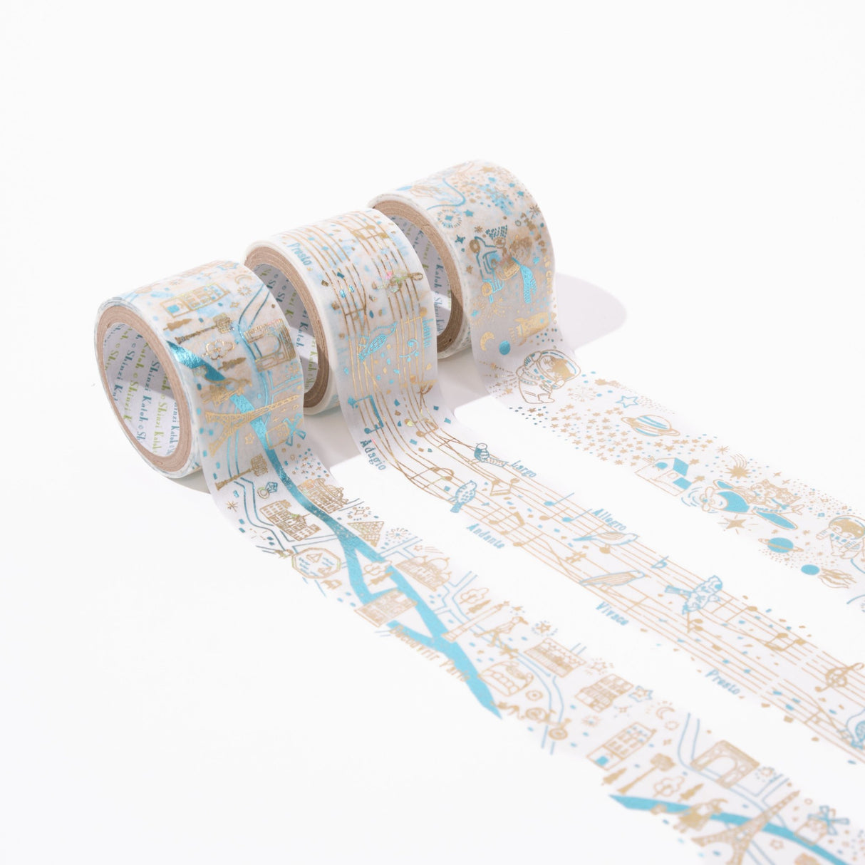 Shinzi Katoh Kirapika Masking Tape - Hoshi Akari 2 / Seal Do - bungu