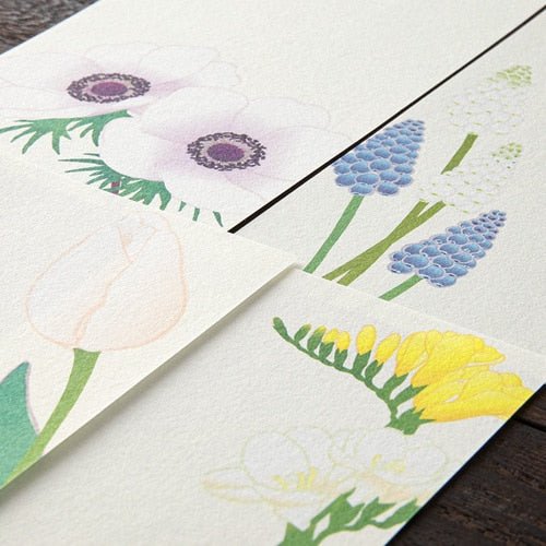 Silk Envelope Letter Paper / Midori DESIGNPHIL - bungu