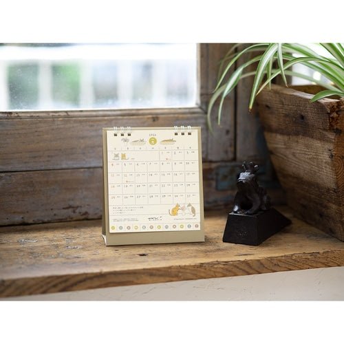 Small Ring Desk Calendar 2026 / MIDORI - bungu