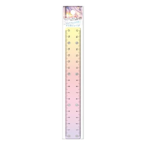 Sorairo Sky Color Ruler 17cm / KYOEI PLASTIC - bungu