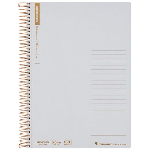 Spiral Notebook Basic 150 Pages / Maruman - bungu