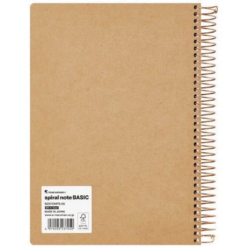 Spiral Notebook Basic 150 Pages / Maruman - bungu