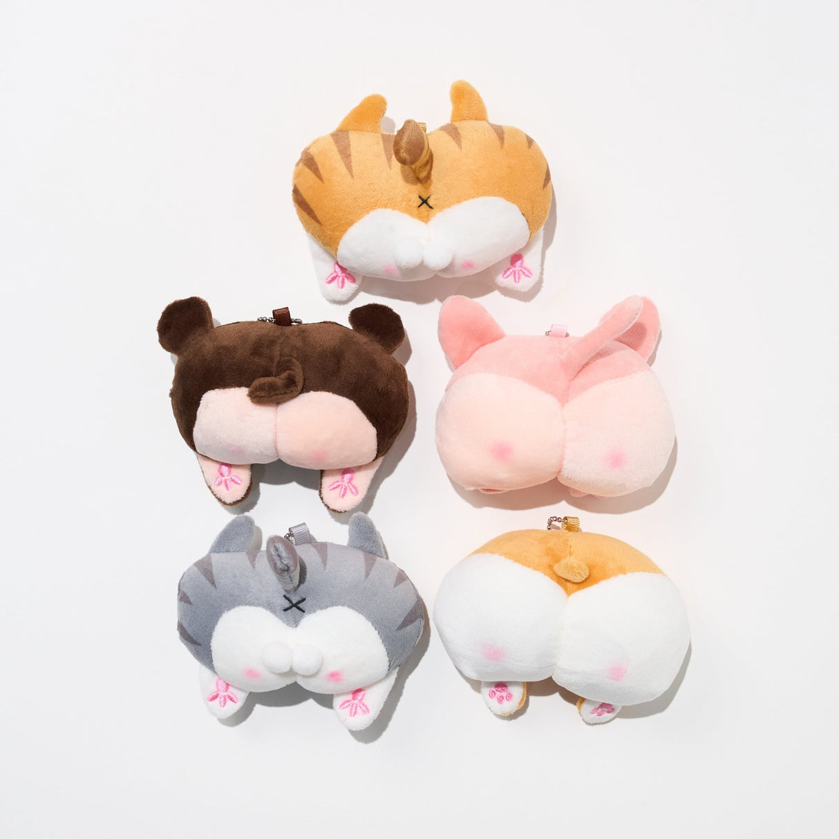 Squishy Animal Butt Plushies Gacha Capsule - bungu