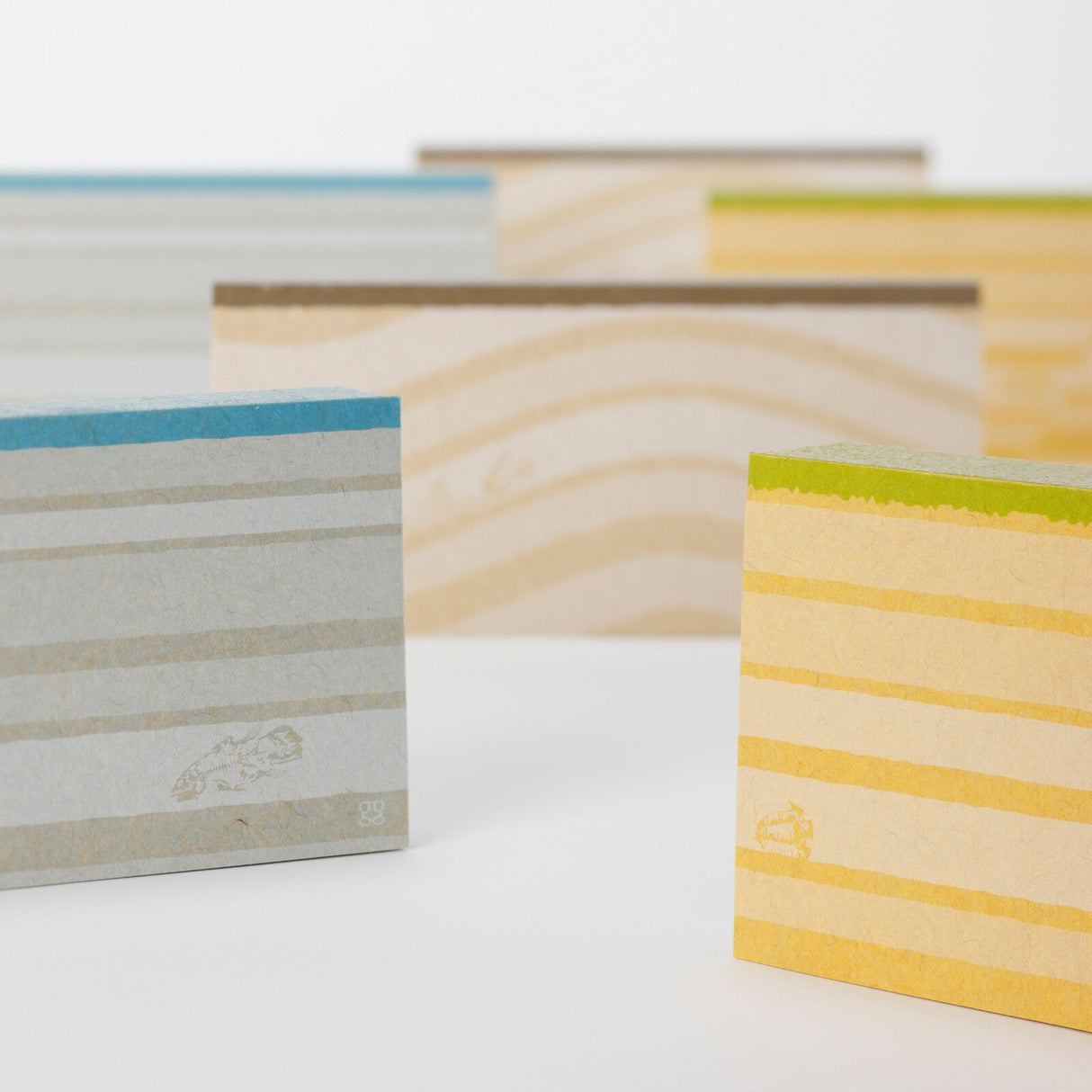 Strata Lines Memo Block / Marumo Printing Stationery - bungu