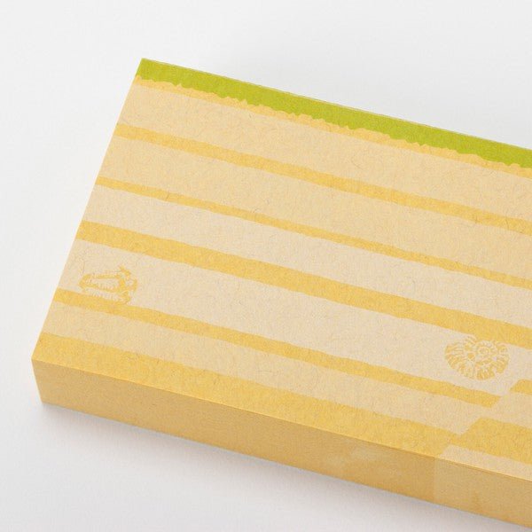 Strata Lines Memo Block / Marumo Printing Stationery - bungu