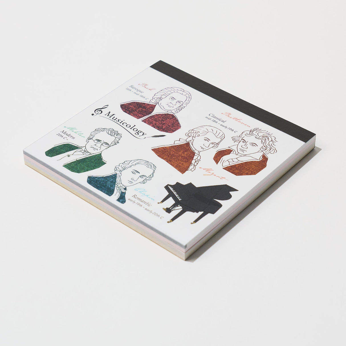 STUDY HOLIC Memo Pad Square / GreenFlash - bungu