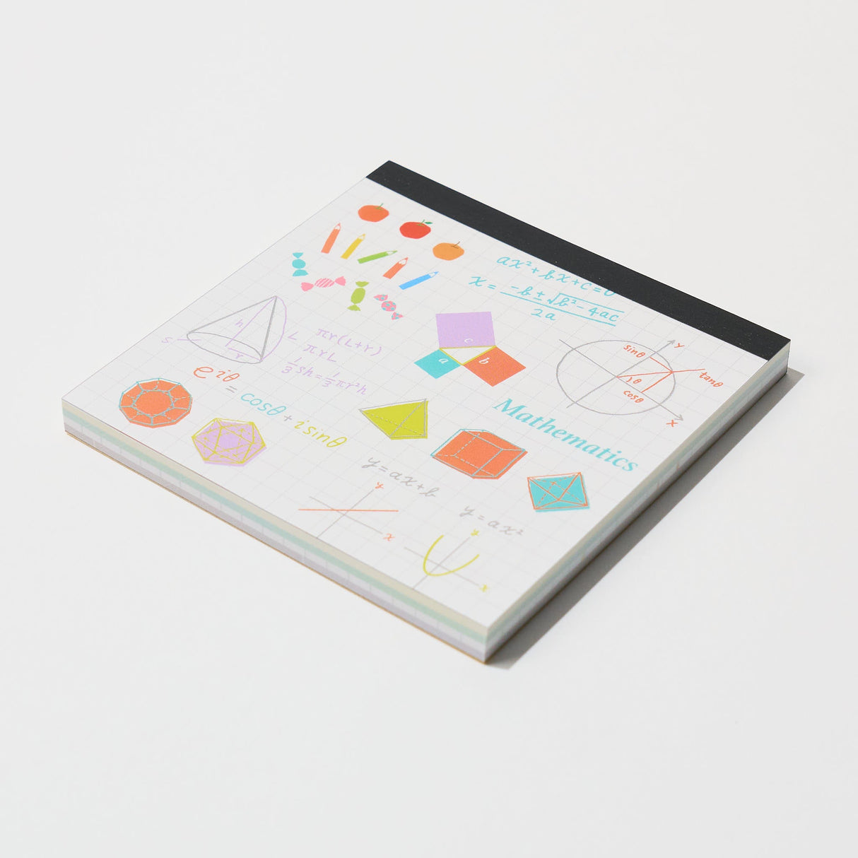 STUDY HOLIC Memo Pad Square / GreenFlash - bungu