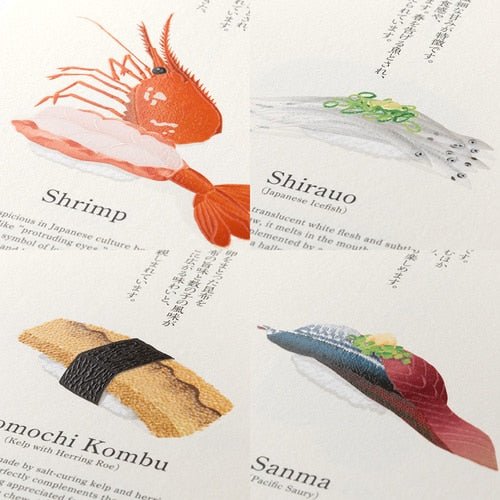 Sushi Echizen Washi Paper Calendar 2026 / Midori DESIGNPHIL - bungu