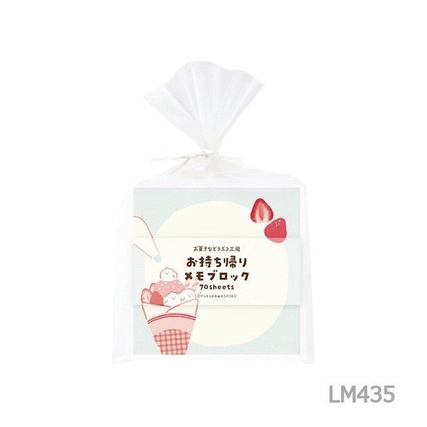 Take-Home Memo Block Okashi na Doubutsu Kobo / Furukawashiko - bungu