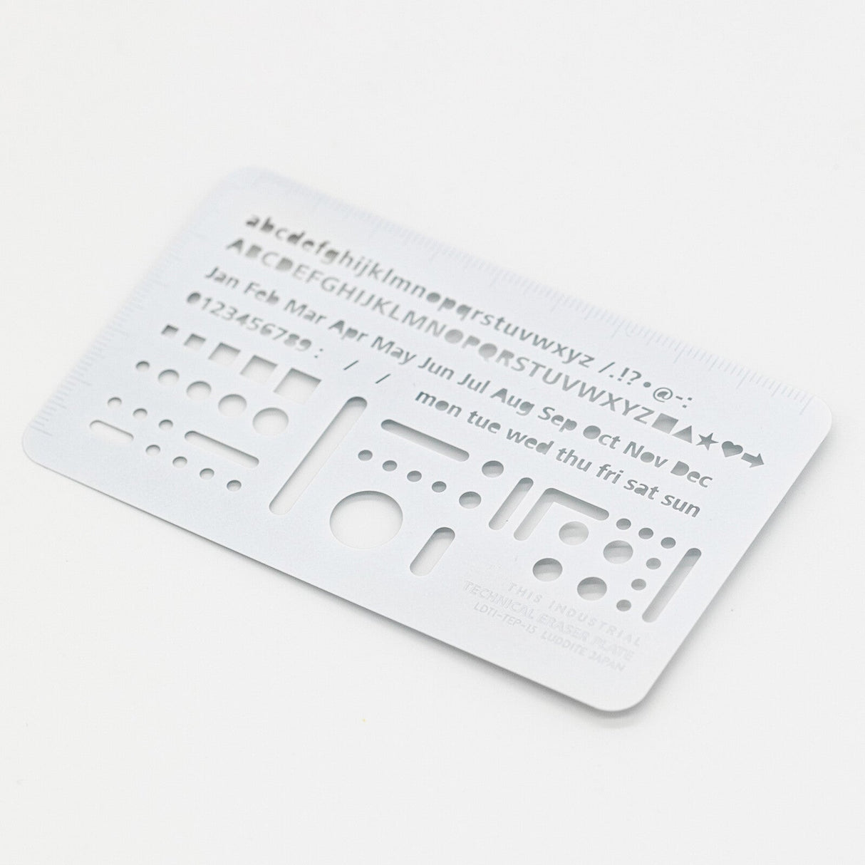 Technical Eraser Plate / Luddite - bungu