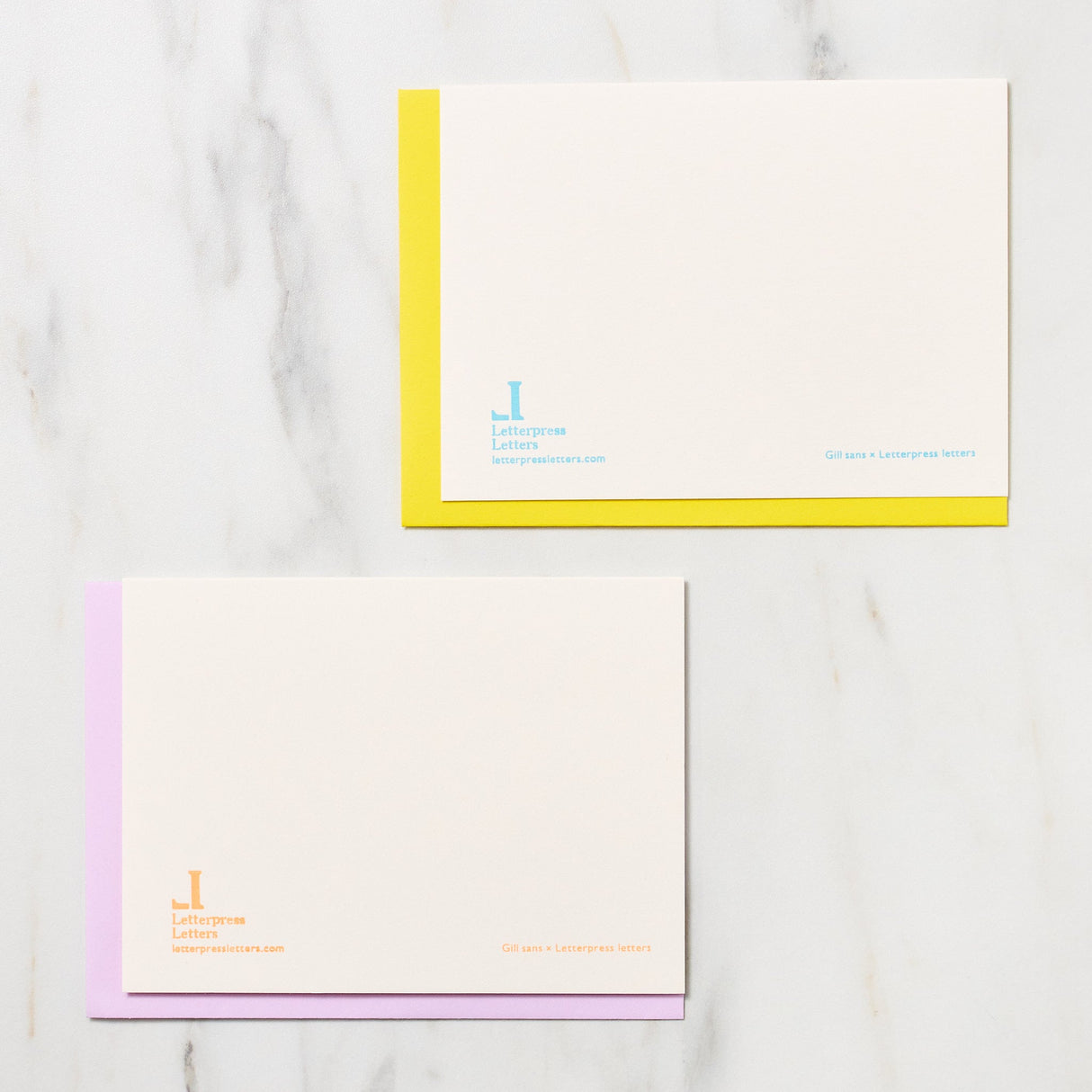 "Thank You I Owe You One" Greeting Cards / Letterpress Letters - bungu