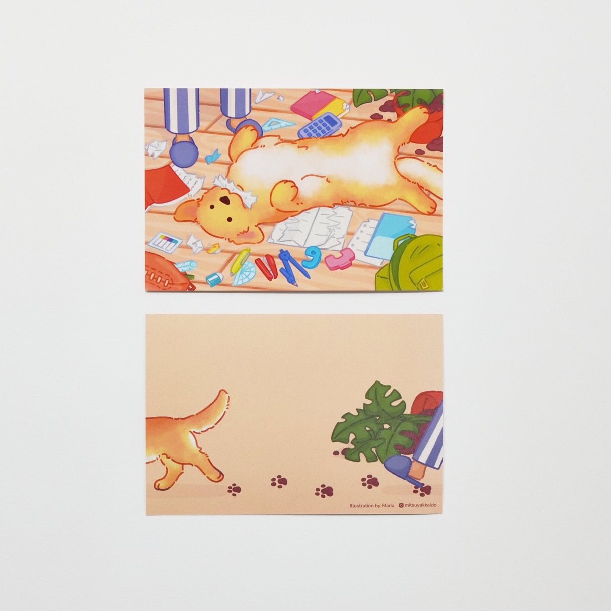 "Time to Play" Postcard by Maria / Bungu - bungu